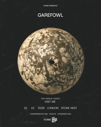 GAREFOWL VISIT ME at STONE NEST on 31 October 2026 gig poster