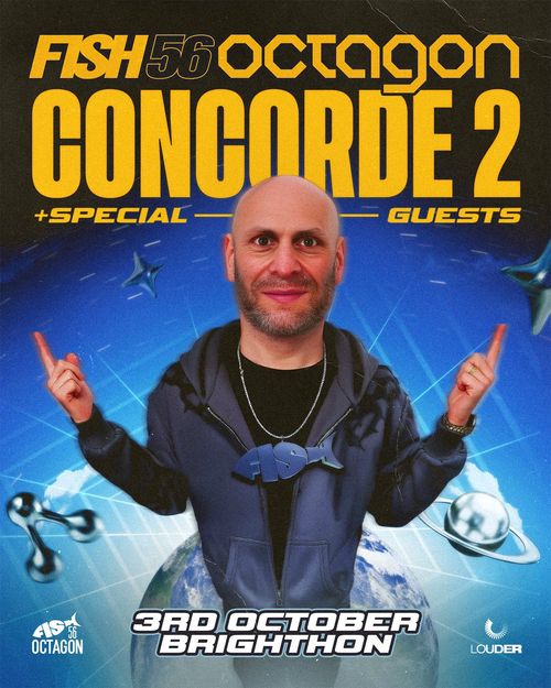 FISH 56 OCTAGON Fish at CONCORDE 2 on 3 October 2026 gig poster