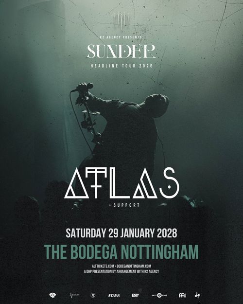 ATLAS + support Atlas at THE BODEGA NOTTINGHAM on 29 January 2028 gig poster
