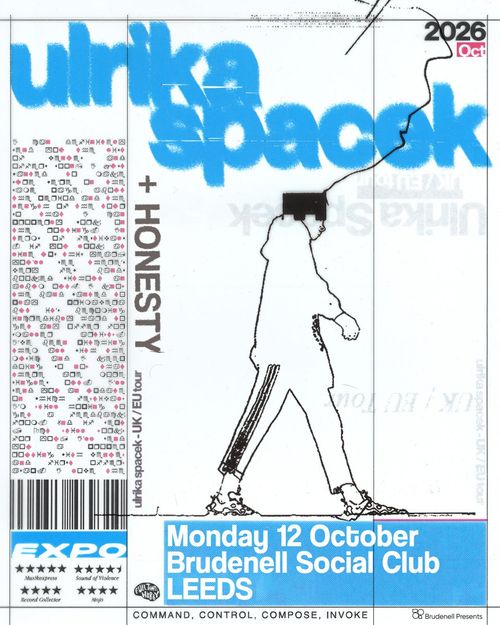 Ulrika Spacek + HONESTY HONESTY, Ulrika Spacek at Brudenell Social Club on 12 October 2026 gig poster