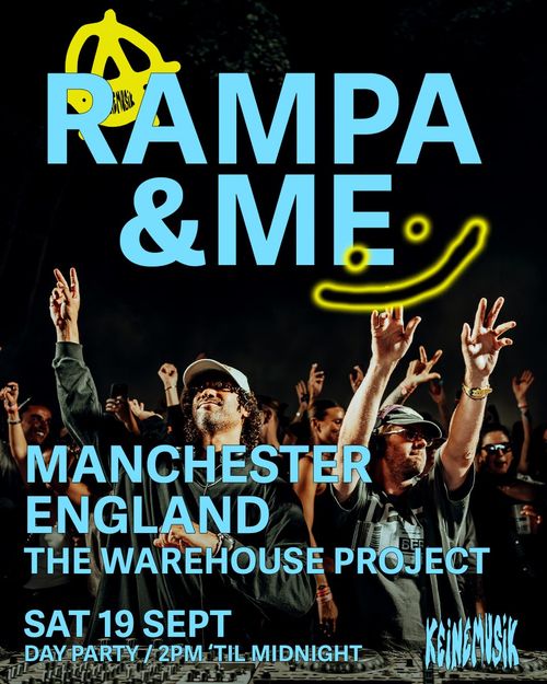 RAMPA & ME Rampa at The Warehouse Project on 19 September 2026 gig poster