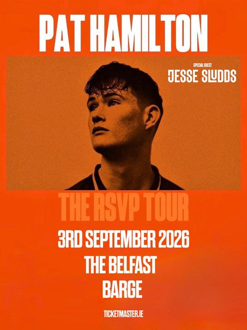 PAT HAMILTON - THE RSVP TOUR Pat Hamilton, Jesse Sludds at THE BARGE on 3 September 2026 gig poster