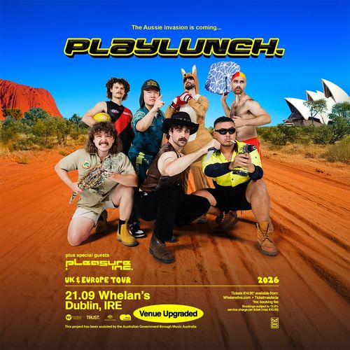 PLAYLUNCH Pleasure Inc. at Whelan’s on 21 September 2026 gig poster