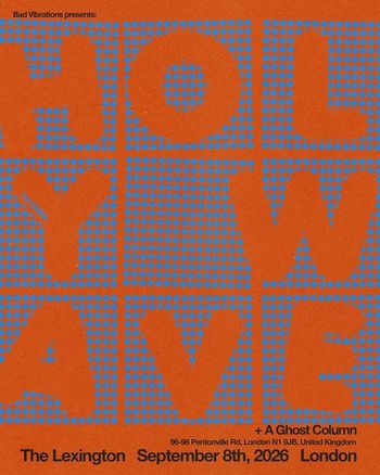 HOLY WAVE + A Ghost Column A Ghost Column, Holy Wave at The Lexington on 8 September 2026 gig poster