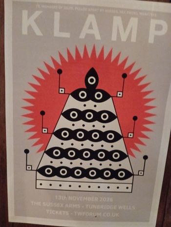 KLAMP at THE SUSSEX ARMS on 13 November 2026 gig poster