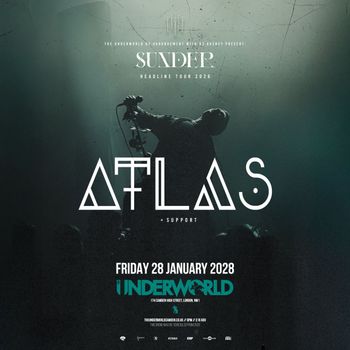 ATLAS at The Underworld on 28 January 2028 gig poster