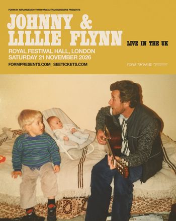 JOHNNY & LILLIE FLYNN LIVE IN THE UK Lillie Flynn, Johnny Flynn at Royal Festival Hall on 21 November 2026 gig poster