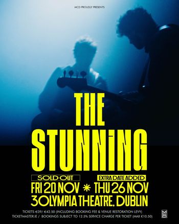 The Stunning november 2026 tour poster