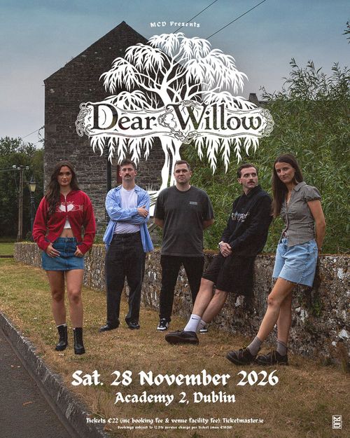Dear Willow at Academy 2 on 28 November 2026 gig poster