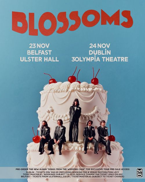 Blossoms november 2026 tour poster