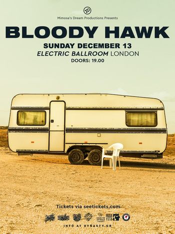 BLOODY HAWK at ELECTRIC BALLROOM on 13 December 2026 gig poster