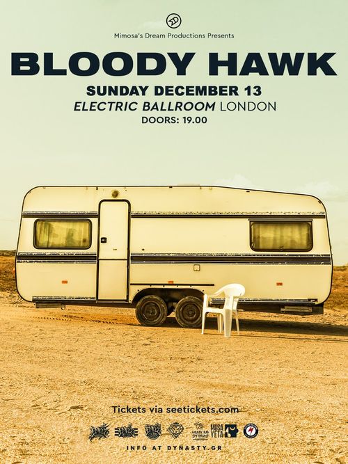 BLOODY HAWK at ELECTRIC BALLROOM on 13 December 2026 gig poster