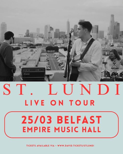St. Lundi Live On Tour St. Lundi march 2026 to april 2026 tour poster