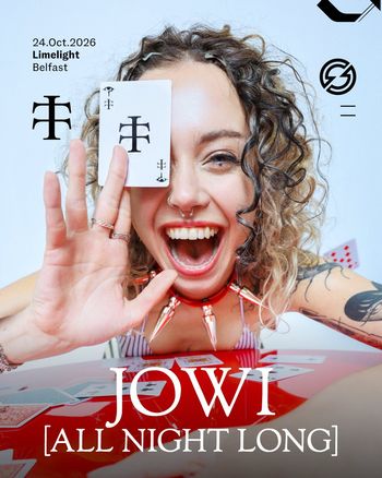 JOWI [ALL NIGHT LONG] JOWI at Limelight on 24 October 2026 gig poster