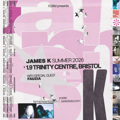 JAMES K SUMMER 2026 EUUKINA, james K, FAUZIA august 2026 to september 2026 tour poster