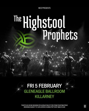 The Highstool Prophets at Gleneagle Ballroom on 5 February 2027 gig poster
