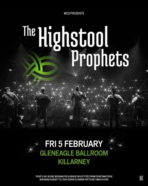 The Highstool Prophets at Gleneagle Ballroom on 5 February 2027 gig poster