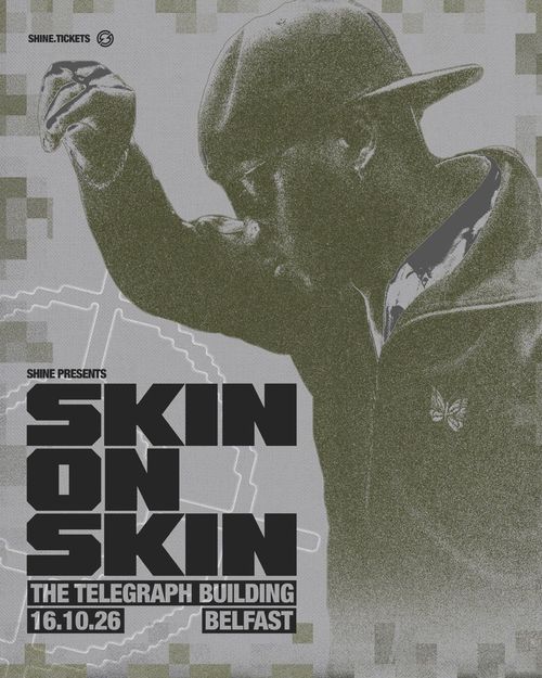 SKIN ON SKIN at THE TELEGRAPH BUILDING on 16 October 2026 gig poster