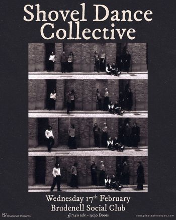 Shovel Dance Collective at Brudenell Social Club on 17 February 2027 gig poster