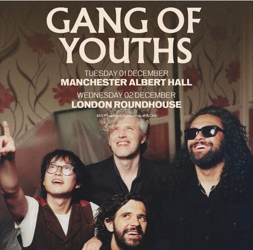 GANG OF YOUTHS december 2026 tour poster