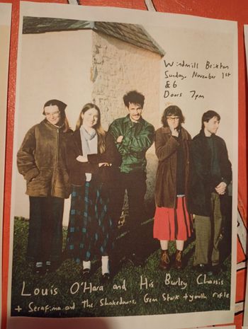 Louis O'Hara and His Burly Chassis + Serafina and The Shakedowns, Gem Stuck Youth Rifle Serafina and The Shakedowns, Gem Stuck Youth Rifle, Louis O'Hara and His Burly Chassis at Windmill Brixton on 1 November 2026 gig poster