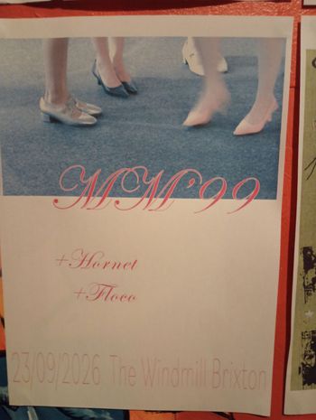 MM'99 Floco, HORNET at The Windmill Brixton on 23 September 2026 gig poster