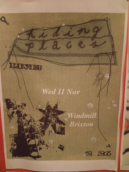Riding Places LIVE! Riding Places at Windmill on 11 November 2026 gig poster