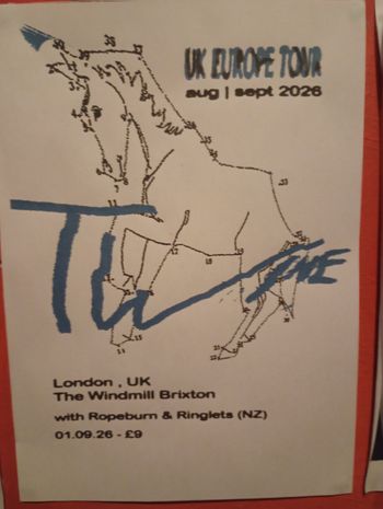 UK EUROPE TOUR Rope Burn, Ringlets (NZ), TW at The Windmill Brixton on 1 September 2026 gig poster