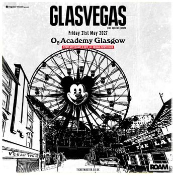 GLASVEGAS plus special guests Glasvegas at O2 Academy Glasgow on 21 May 2027 gig poster