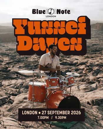 Yussef Dayes at Blue Note on 27 September 2026 gig poster