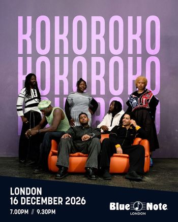 KOKOROKO at Blue Note on 16 December 2026 gig poster