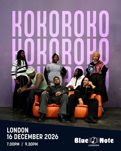 KOKOROKO at Blue Note on 16 December 2026 gig poster