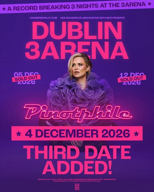 Pinotphile december 2026 tour poster