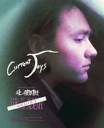 Current Joys d abdu at Academy on 27 August 2026 gig poster