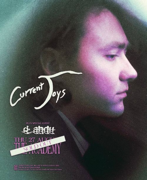 Current Joys d abdu at Academy on 27 August 2026 gig poster