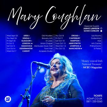 Mary Coughlan Jamie Lawson, Ultan Conlon at Arts Centre on 13 October 2026 gig poster