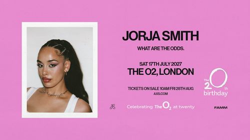 JORJA SMITH - WHAT ARE THE ODDS. JORJA SMITH at The O2 on 17 July 2027 gig poster