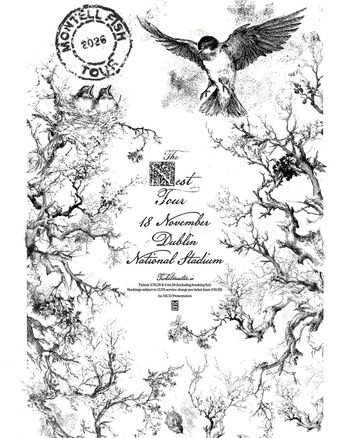 The Nest Tour Montell Fish at National Stadium on 18 November 2026 gig poster