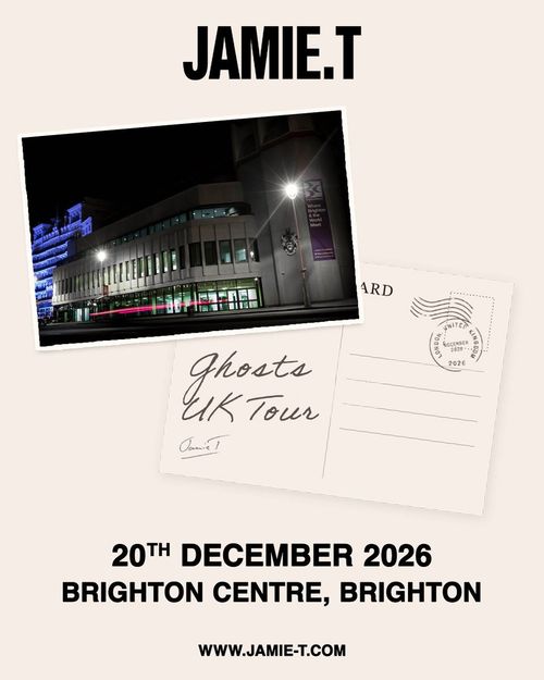 JAMIE.T Ghosts UK Tour Jamie T december 2026 tour poster