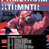 PRIMLSCRM performing XTRMNTR VLURE, PRIMLSCRM, XTRMNTR, THE NINTH WAVE, THE PARIS MATCH, ESCAPE-ISM, paris match, The Ninth Wave, The Paris Match, ESCAPE‐ISM gig poster