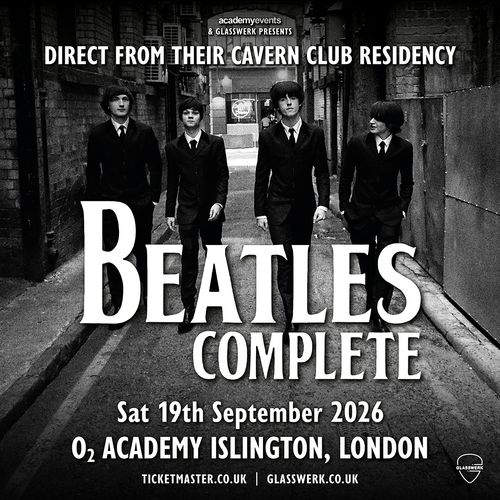 BEATLES COMPLETE at O2 ACADEMY ISLINGTON on 19 September 2026 gig poster