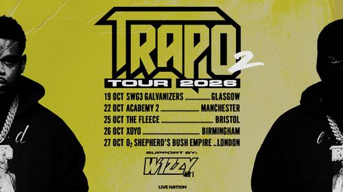 Trapo 2 Tour 2026 Trapo 2, Wizzy, Wizkid, Trapd 2 october 2026 tour poster