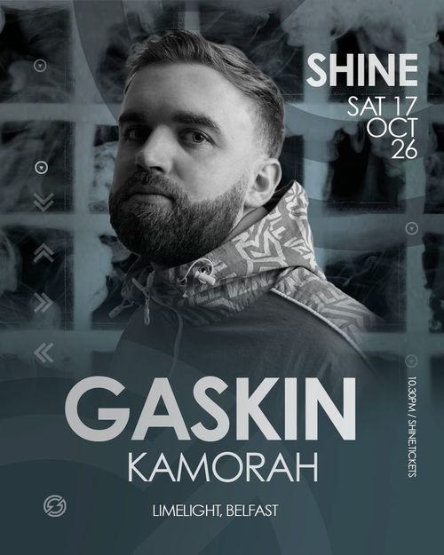 GASKIN KAMORAH Kamorah, Gaskin at Limelight on 17 October 2026 gig poster