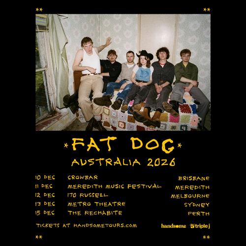 FAT DOG AUSTRALIA 2026 Fat Dog december 2026 tour poster