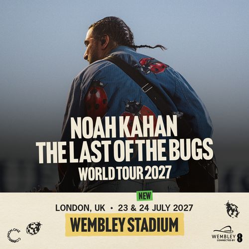Noah Kahan The Last of the Bugs World Tour 2027 Noah Kahan july 2027 tour poster