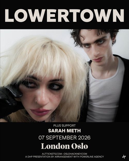Lowertown Sarah Meth at Oslo on 7 September 2026 gig poster