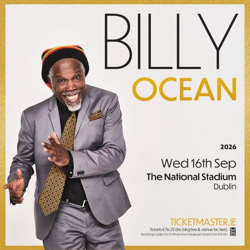 BILLY OCEAN at The National Stadium on 16 September 2026 gig poster