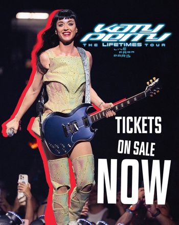 Katy Perry - The Lifetimes Tour - Live from Paris Katy Perry at Paris on 27 August 2026 gig poster