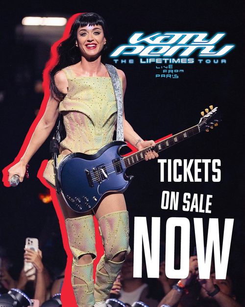 Katy Perry - The Lifetimes Tour - Live from Paris Katy Perry at Paris on 27 August 2026 gig poster