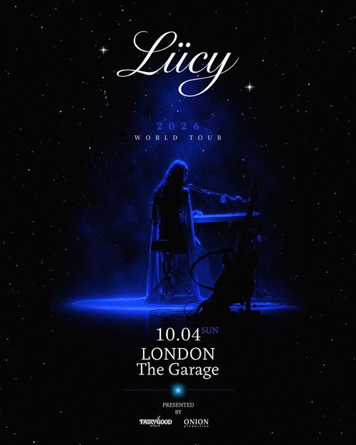 Lücy 2026 World Tour LÜCY at The Garage on 4 October 2026 gig poster